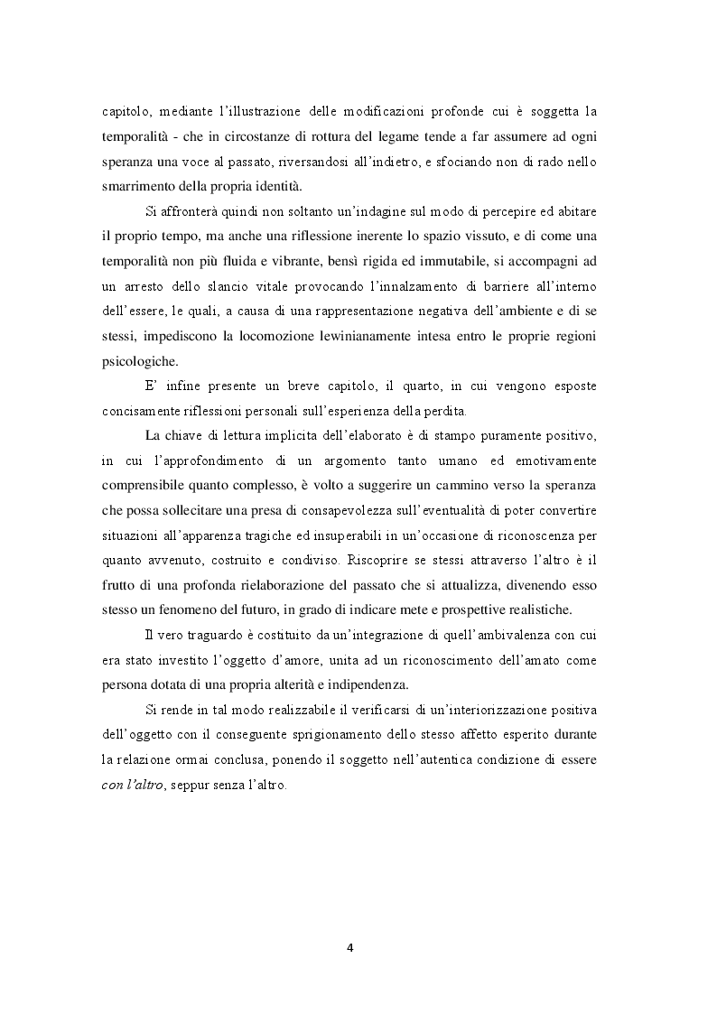 Anteprima della tesi: Perdersi per ritrovarsi: l'esperienza della perdita e la riscoperta di se stessi, Pagina 3