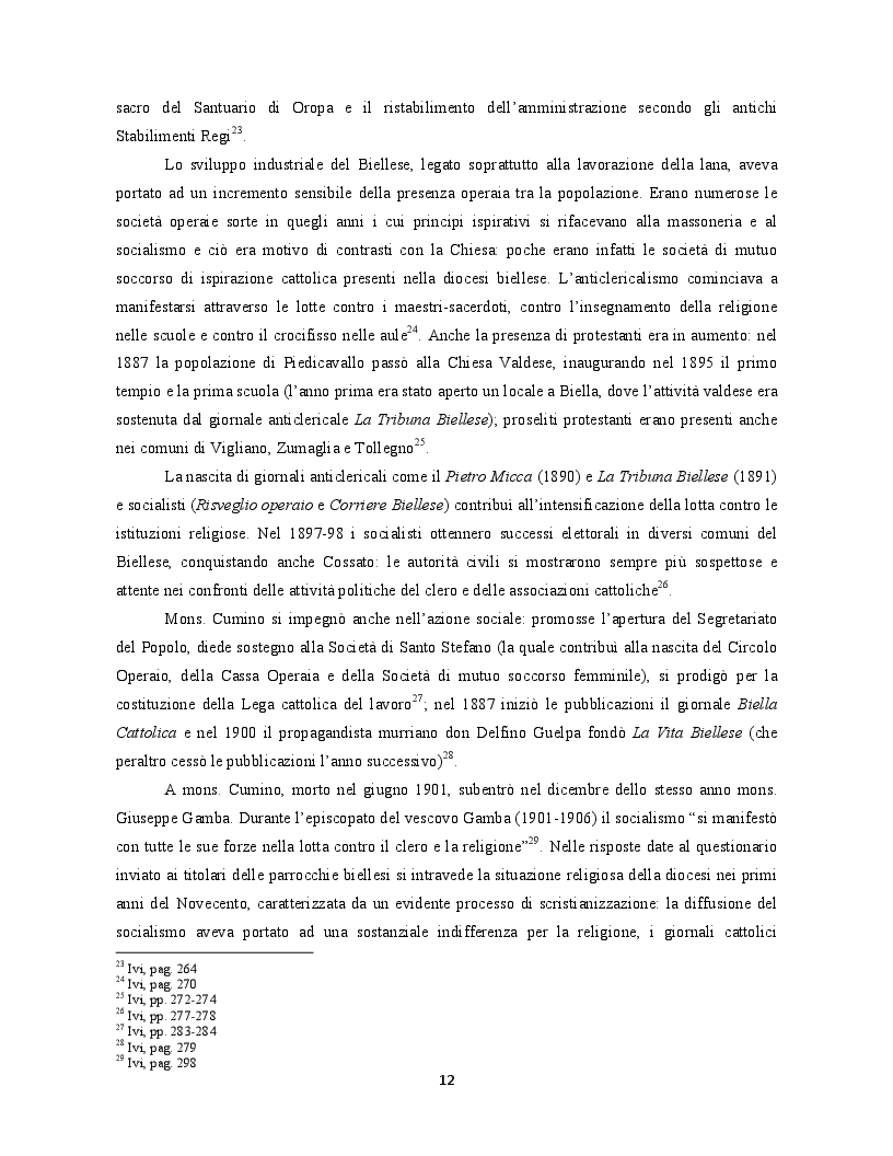 Anteprima della tesi: Occupanti tedeschi, fascisti repubblicani e movimento partigiano: una mediazione cattolica a Biella. Il caso di radio Baita, Pagina 8