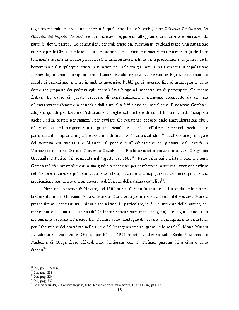 Anteprima della tesi: Occupanti tedeschi, fascisti repubblicani e movimento partigiano: una mediazione cattolica a Biella. Il caso di radio Baita, Pagina 9