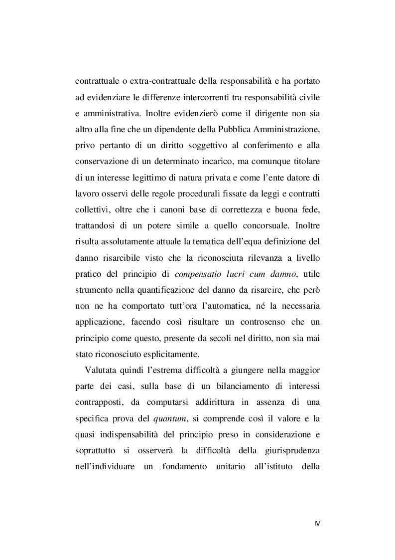 Anteprima della tesi: La responsabilità amministrativa per illecito conferimento di incarichi esterni, Pagina 5