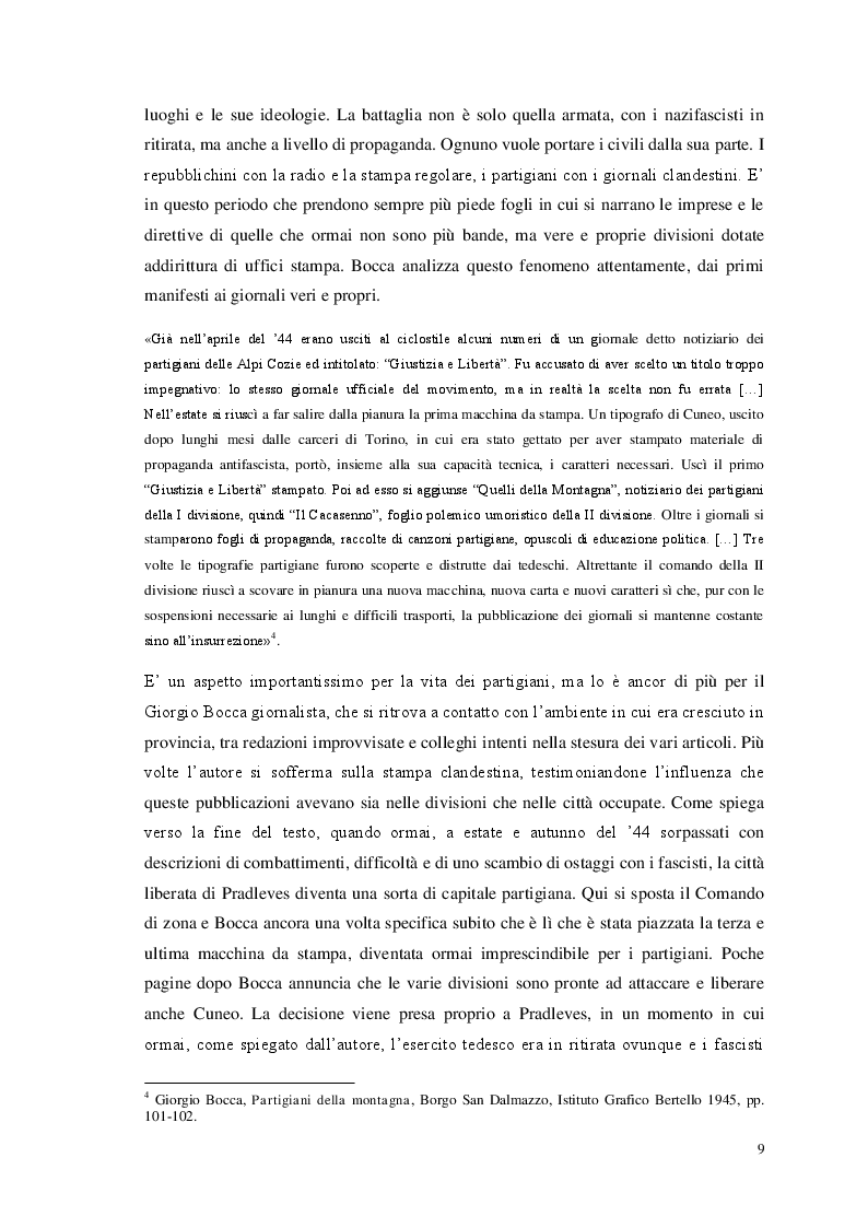 Anteprima della tesi: Storia e giornalismo nella narrativa di Enzo Biagi, Pagina 6