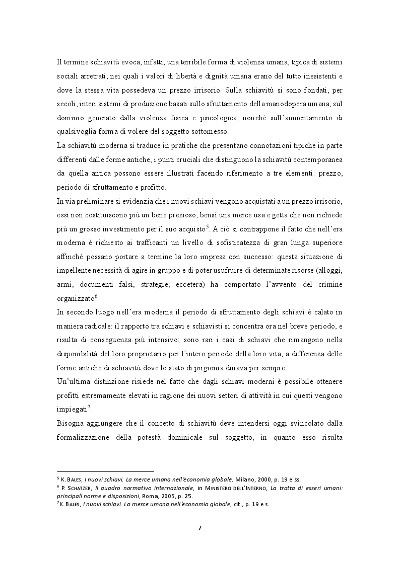 Anteprima della tesi: La prevenzione e la repressione penale della tratta di esseri umani: gli strumenti internazionali e le misure adottate nella legislazione italiana e nepalese, Pagina 8