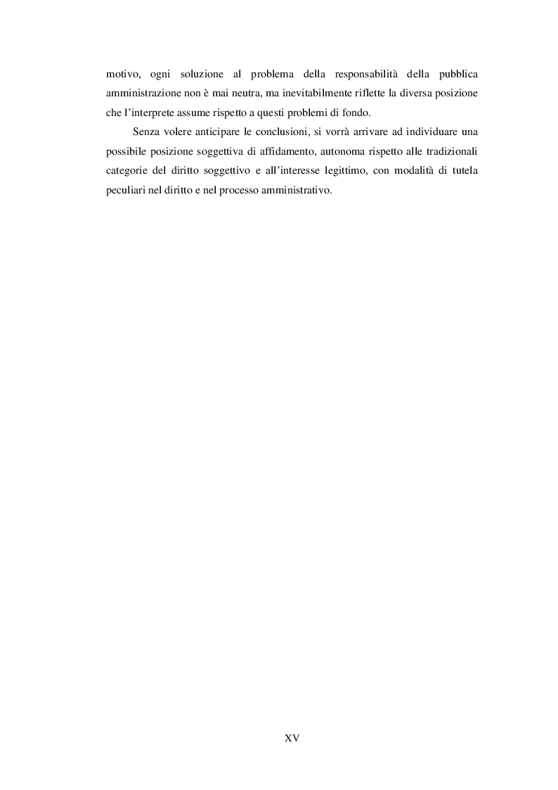 Anteprima della tesi: Affidamento dell'impresa e responsabilità procedimentale della Pubblica Amministrazione, Pagina 4