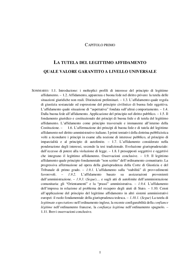 Anteprima della tesi: Affidamento dell'impresa e responsabilità procedimentale della Pubblica Amministrazione, Pagina 5