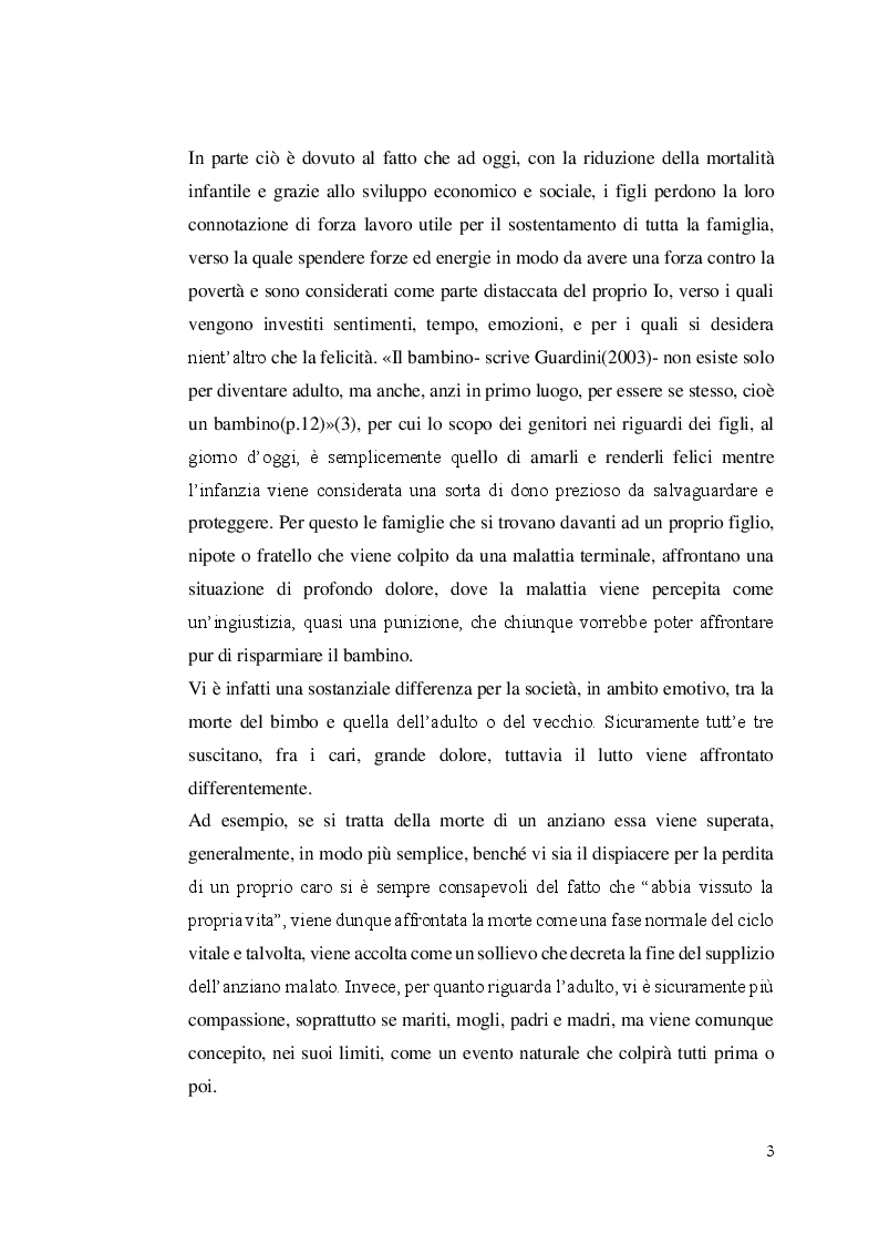 Anteprima della tesi: Aspetti etici degli interventi medici e assistenziali nel fine vita in età pediatrica. Il problema dell’eutanasia, Pagina 4