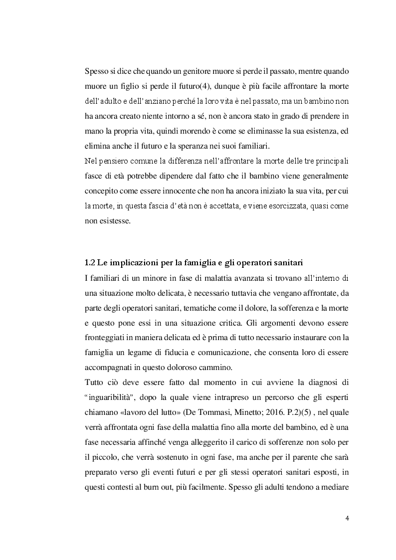 Anteprima della tesi: Aspetti etici degli interventi medici e assistenziali nel fine vita in età pediatrica. Il problema dell’eutanasia, Pagina 5