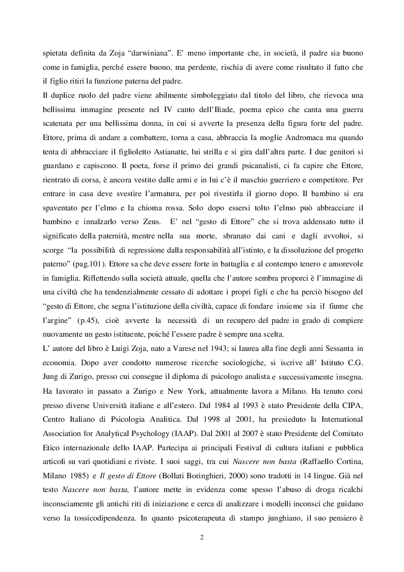 Anteprima della tesi: Alla ricerca del padre perduto, Pagina 3