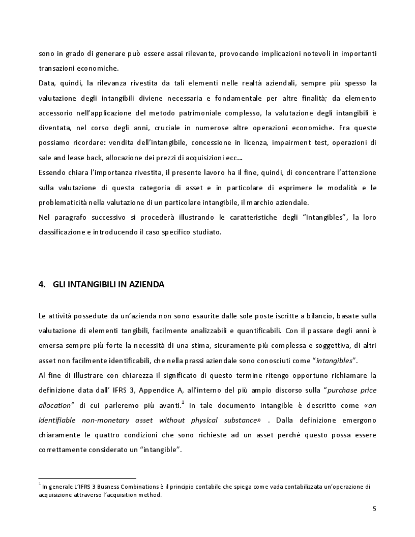 Anteprima della tesi: La valutazione dei marchi con il metodo dei risultati differenziali: il caso Humana Italia, Pagina 4