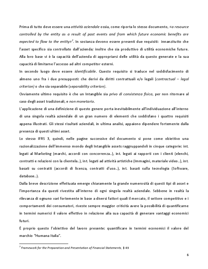 Anteprima della tesi: La valutazione dei marchi con il metodo dei risultati differenziali: il caso Humana Italia, Pagina 5