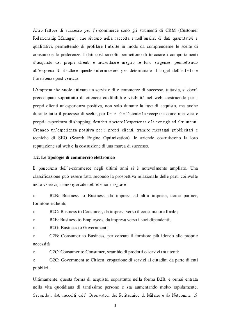 Anteprima della tesi: E-commerce: importanza, possibilità e il suo utilizzo da parte di Decathlon Italia, Pagina 5