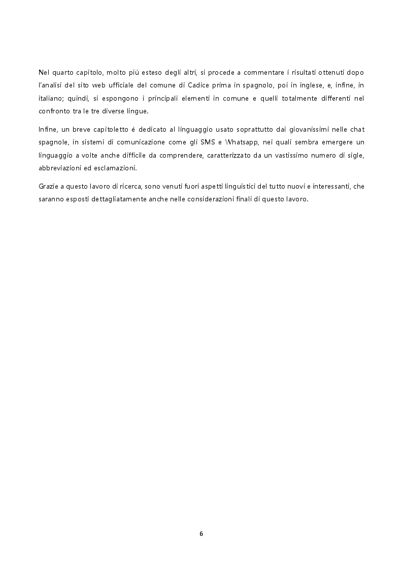 Anteprima della tesi: Le strategie linguistiche del turismo. Cadice: esempio di promozione turistica online. , Pagina 3
