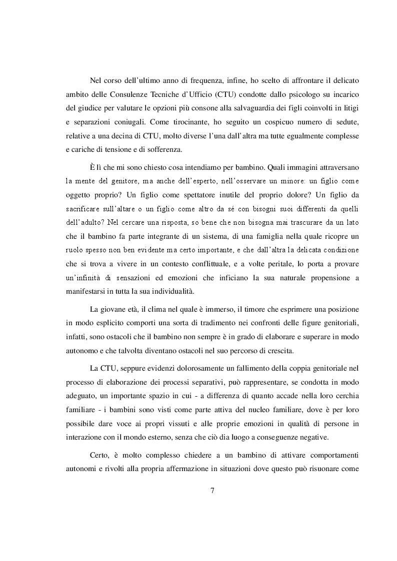 Anteprima della tesi: La salvaguardia dell'integrità emotiva dei figli nel conflitto di coppia, Pagina 4
