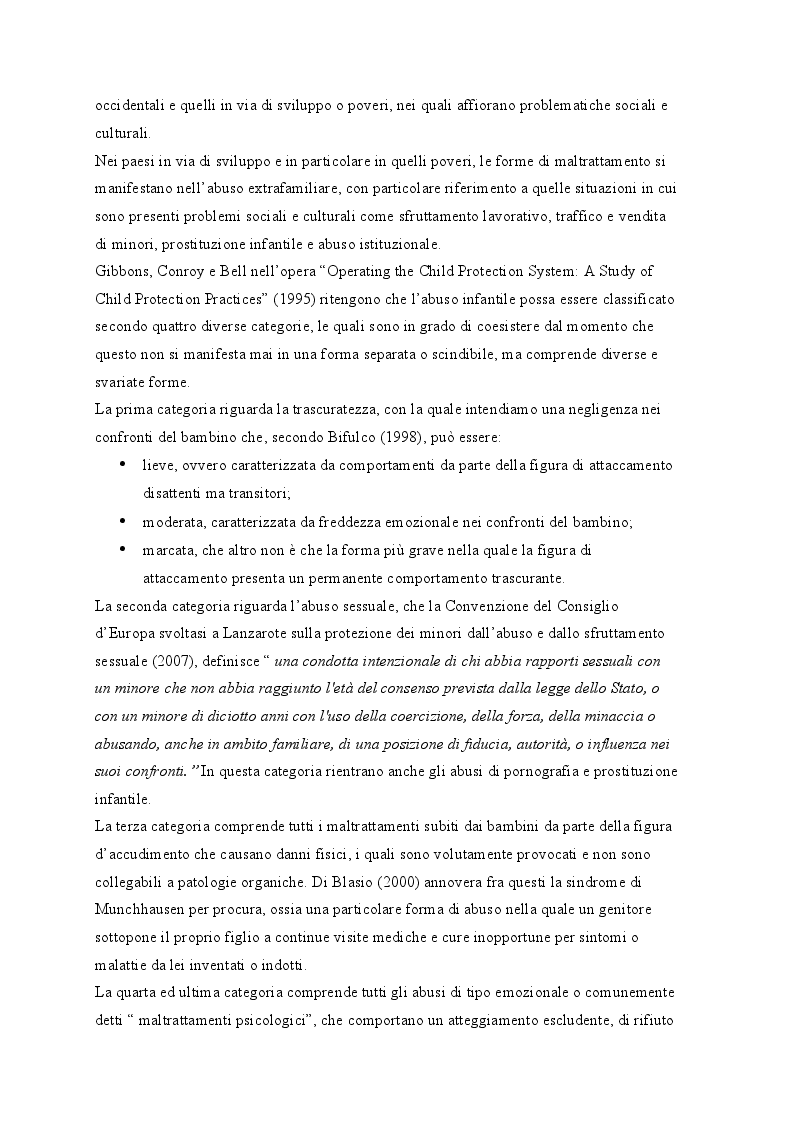 Anteprima della tesi: ''Piccolo Orso scopre l'aurora'' Violenza assistita: cos'è, conseguenze sul bambino e intervento pedagogico., Pagina 5