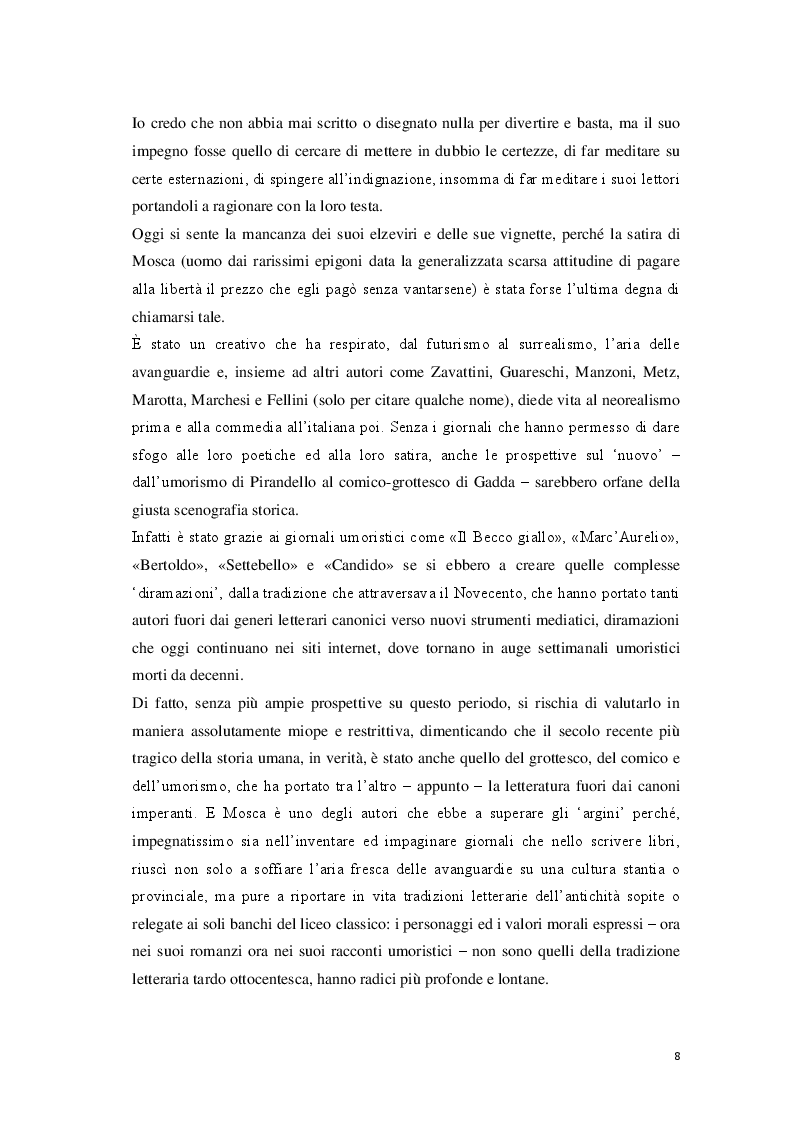 Anteprima della tesi: «Cantore delle piccole cose di tutti i giorni» Storia di Giovanni Mosca, Pagina 6