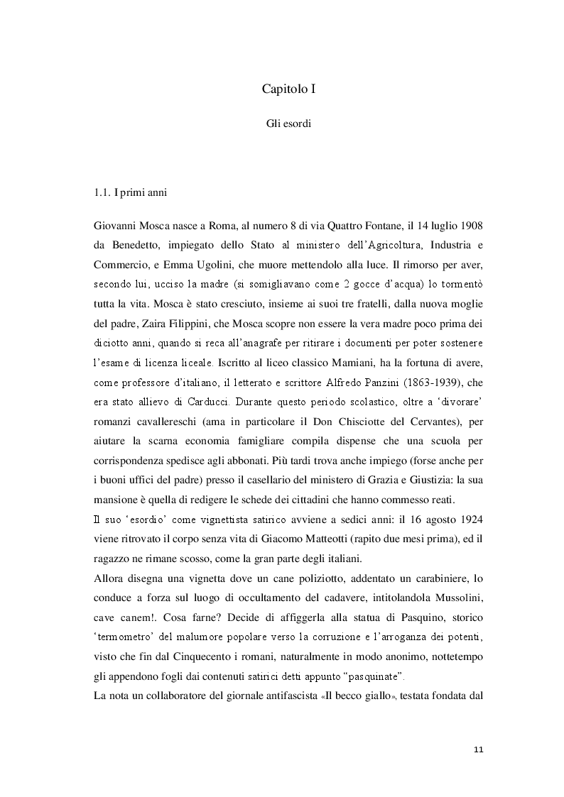 Anteprima della tesi: «Cantore delle piccole cose di tutti i giorni» Storia di Giovanni Mosca, Pagina 9