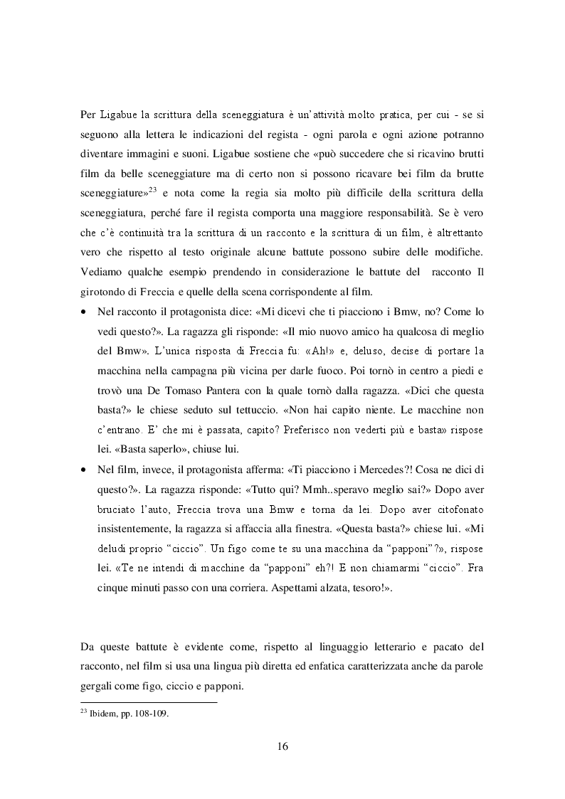 Estratto dalla tesi: La lingua delle canzoni di Ligabue