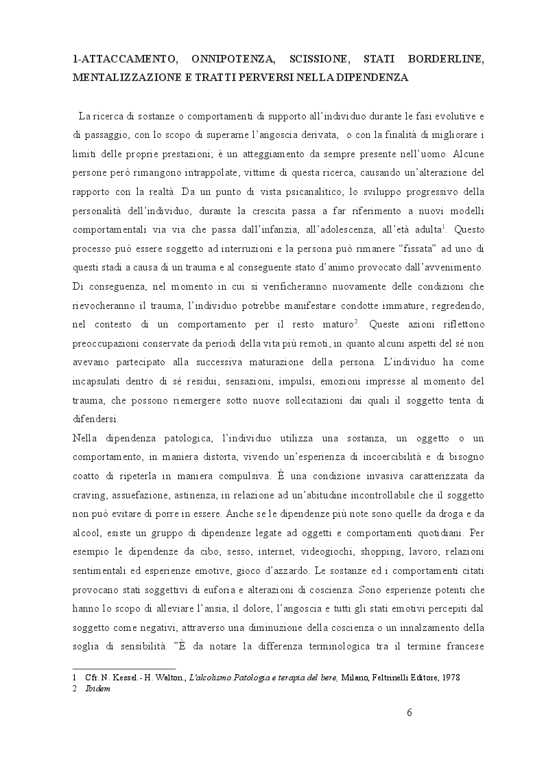 Anteprima della tesi: Utilizzo delle terapie di gruppo nelle dipendenze: esperienze in comunità terapeutica, Pagina 5