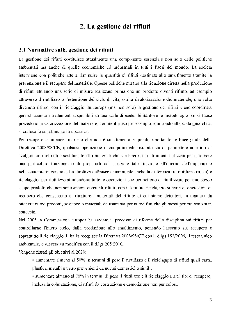 Anteprima della tesi: Le Dimensioni della Termovalorizzazione, Pagina 4