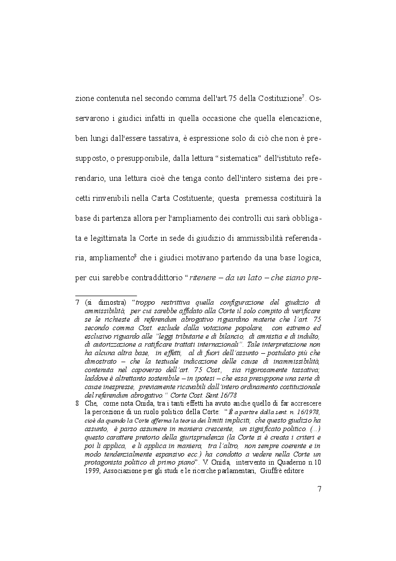 Anteprima della tesi: Il referendum abrogativo in materia elettorale, Pagina 6