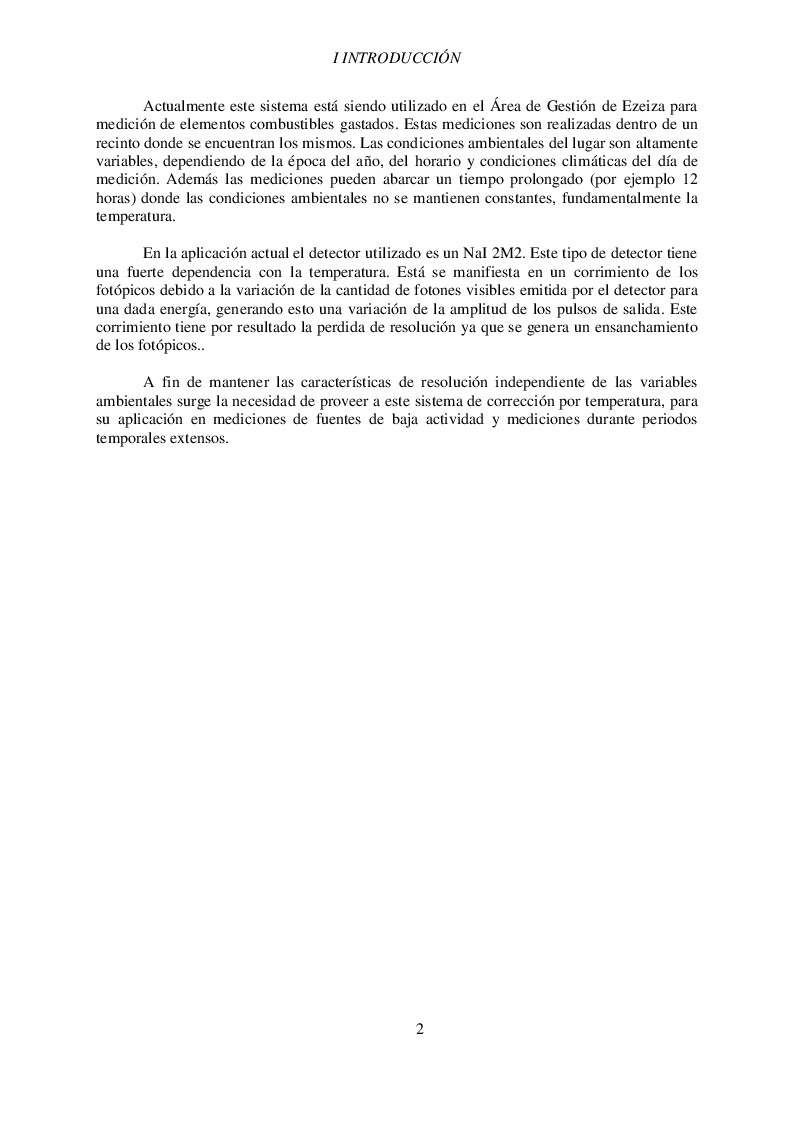 Anteprima della tesi: Estabilización de sistema detector basado en NAI, Pagina 4