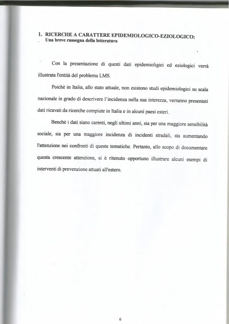 Anteprima della tesi: La lesione al midollo cervicale: un approccio psicologico-riabilitativo, Pagina 5