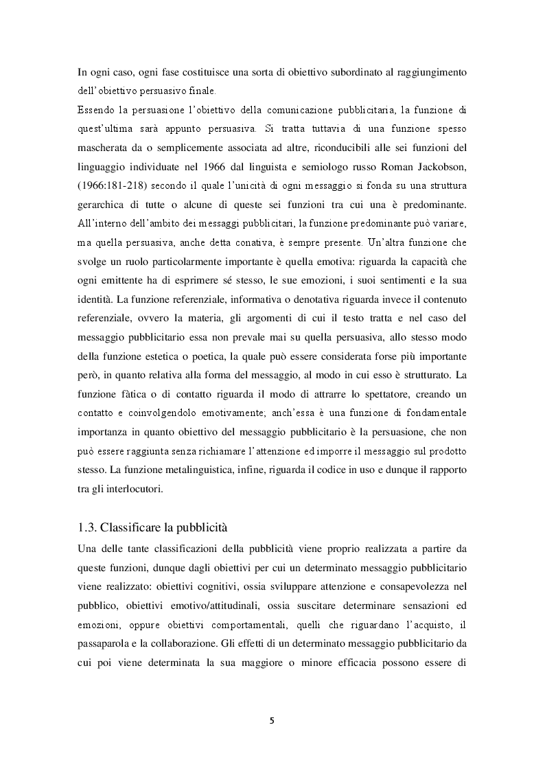 Anteprima della tesi: La pubblicità e la traduzione del messaggio pubblicitario problemi e strategie traduttivi., Pagina 3