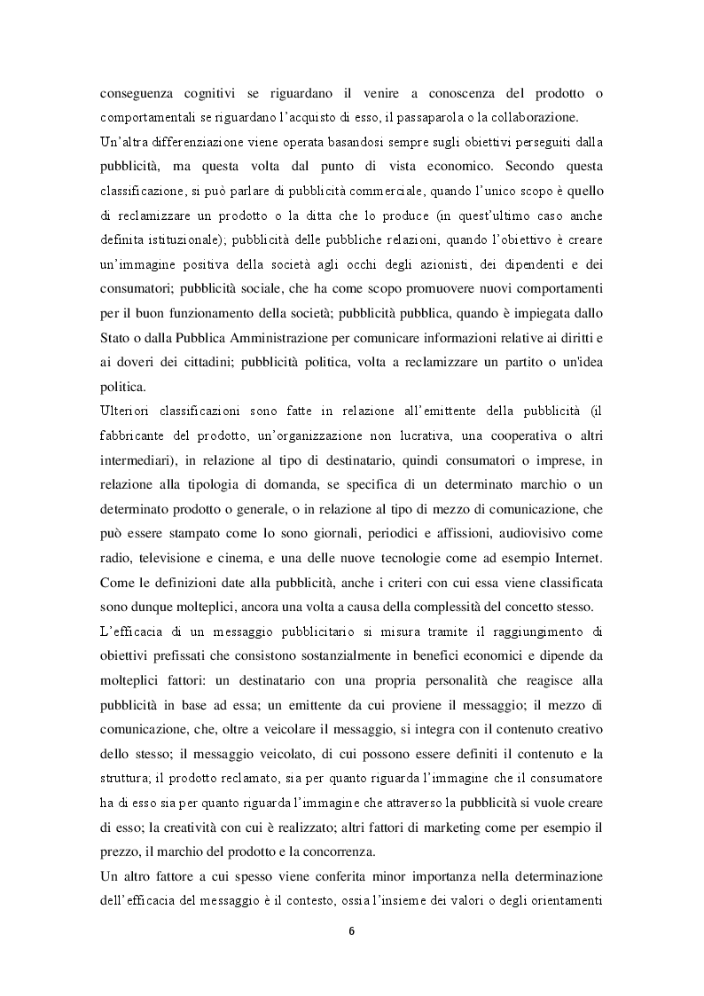 Anteprima della tesi: La pubblicità e la traduzione del messaggio pubblicitario problemi e strategie traduttivi., Pagina 4
