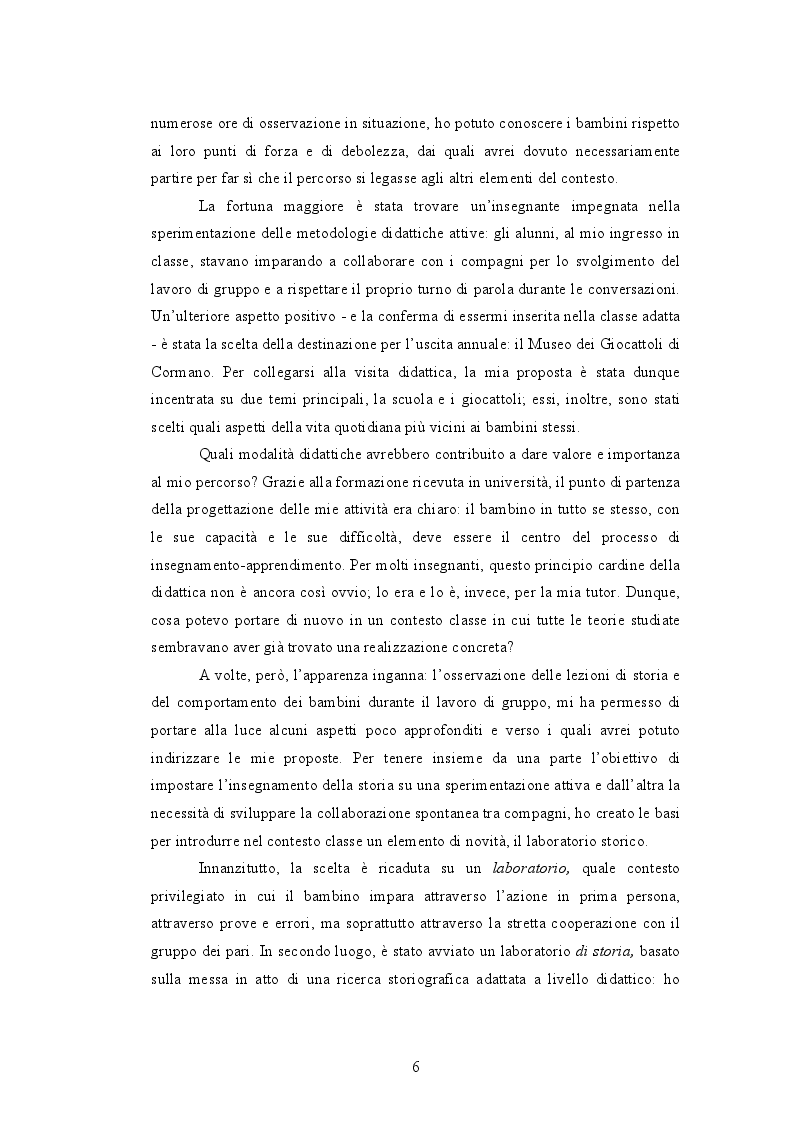 Anteprima della tesi: Quando i nonni raccontano. L'affettività nel laboratorio storico., Pagina 4