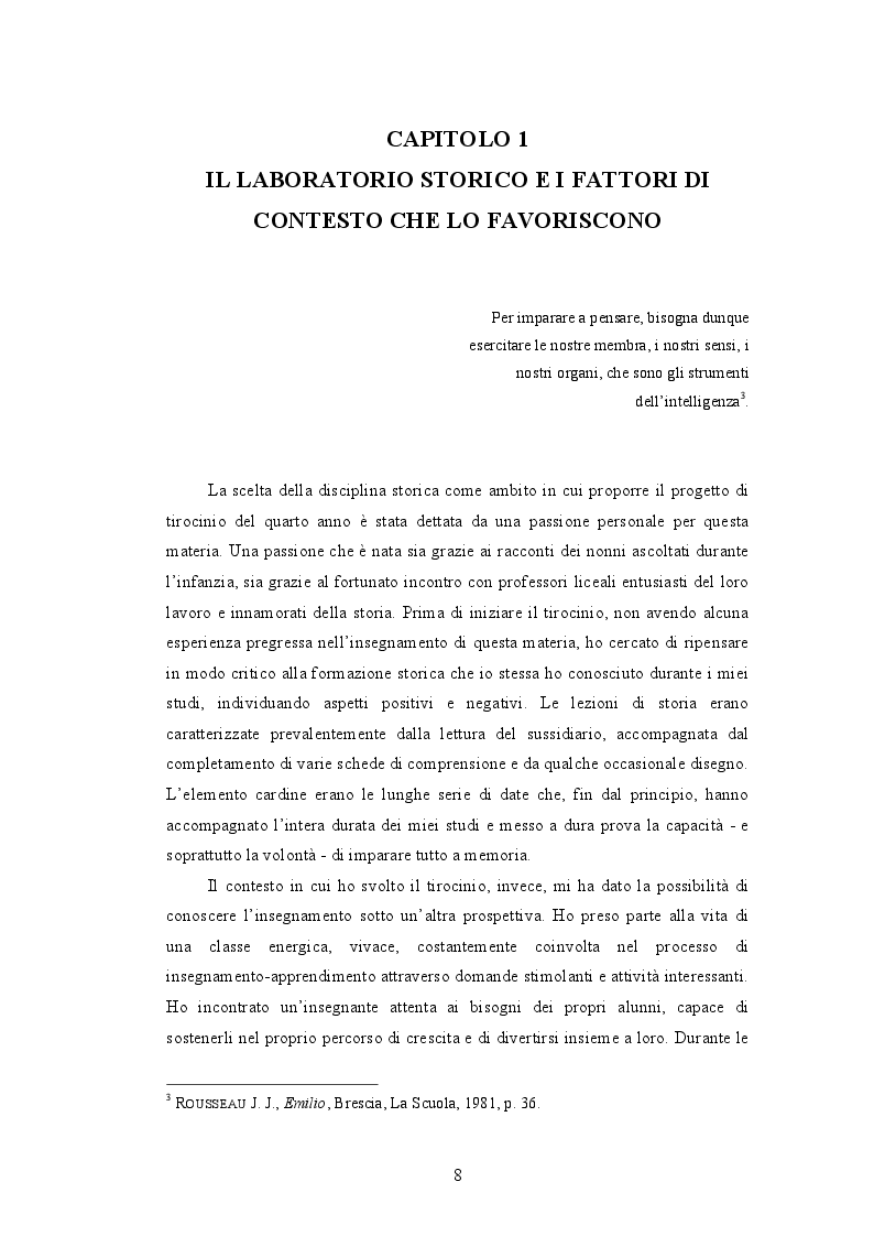 Anteprima della tesi: Quando i nonni raccontano. L'affettività nel laboratorio storico., Pagina 6