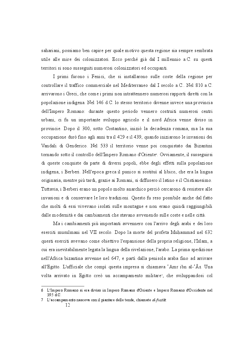 Anteprima della tesi: Maghreb, un mosaico di lingue. Politiche linguistiche di Marocco, Algeria e Tunisia a confronto, Pagina 5