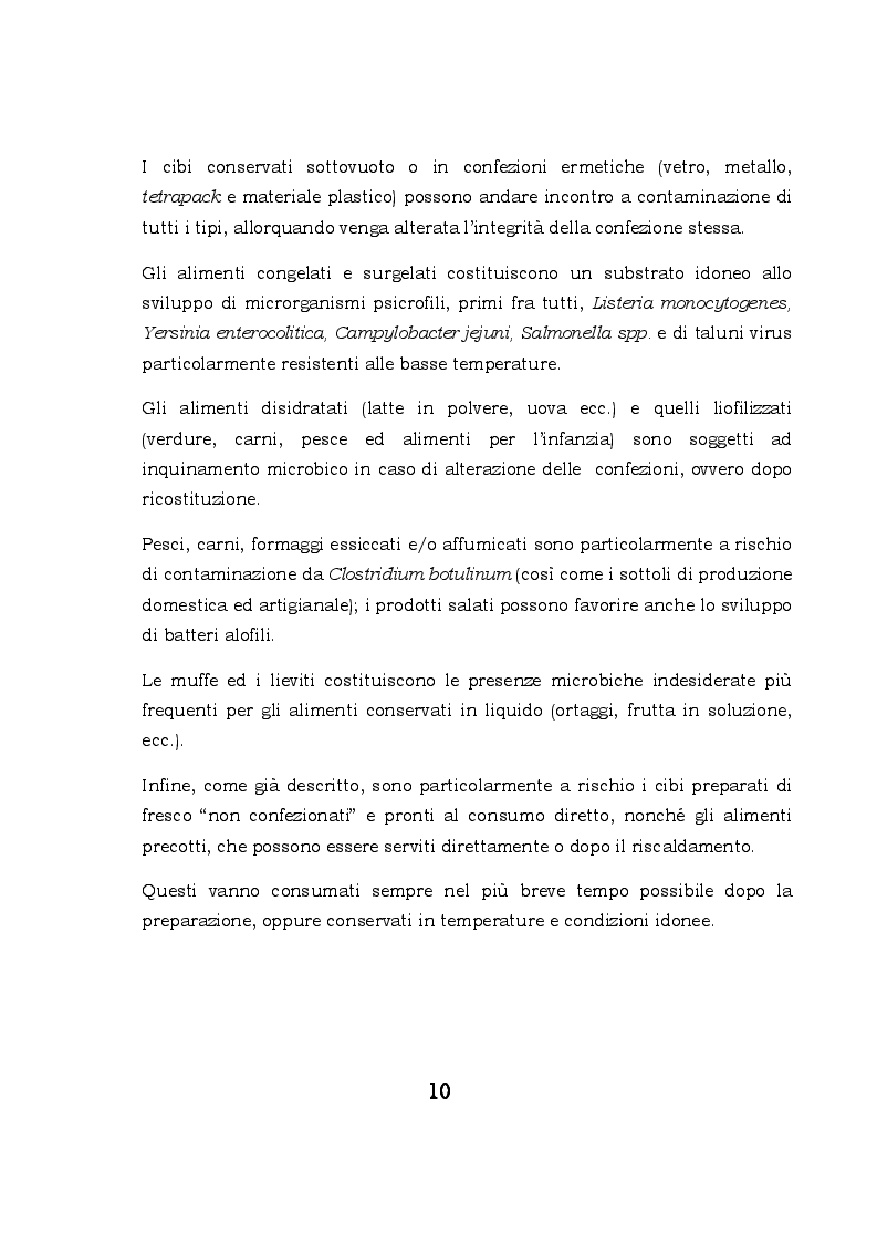 Anteprima della tesi: Biofilm microbici e igiene degli alimenti, Pagina 7