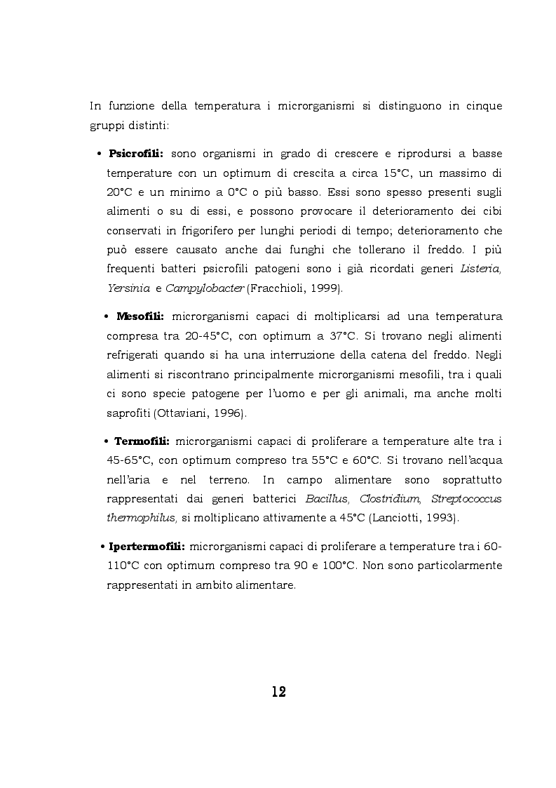 Anteprima della tesi: Biofilm microbici e igiene degli alimenti, Pagina 9
