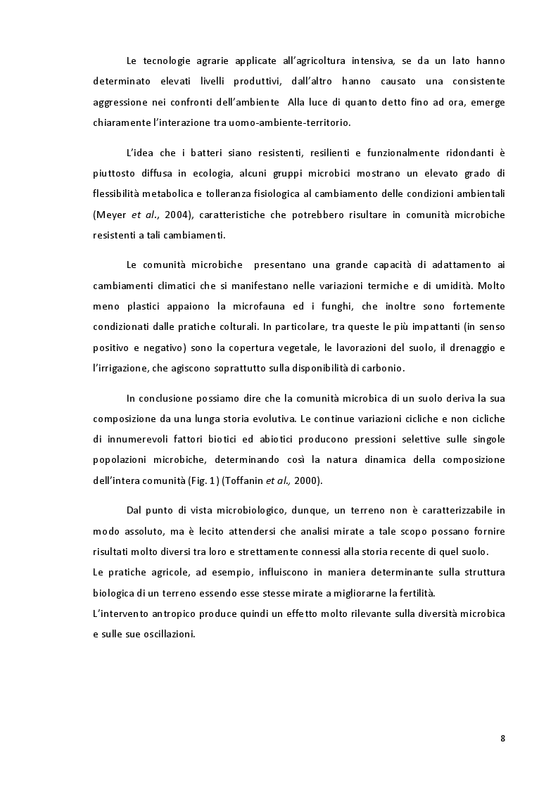 Anteprima della tesi: Studio della Biodiversità nelle Comunità Microbiche nei Vigneti del Montepulciano d'Abruzzo, Pagina 5