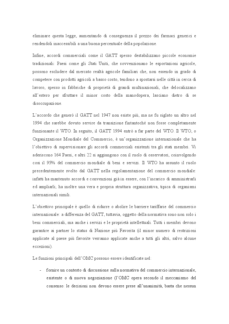 Estratto dalla tesi: Gli Accordi di Libero Scambio: uno sguardo d’insieme e focus sul NAFTA