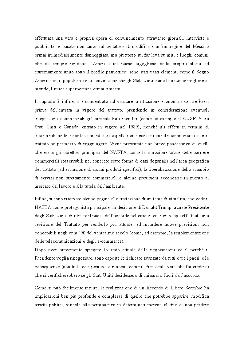 Anteprima della tesi: Gli Accordi di Libero Scambio: uno sguardo d’insieme e focus sul NAFTA, Pagina 5