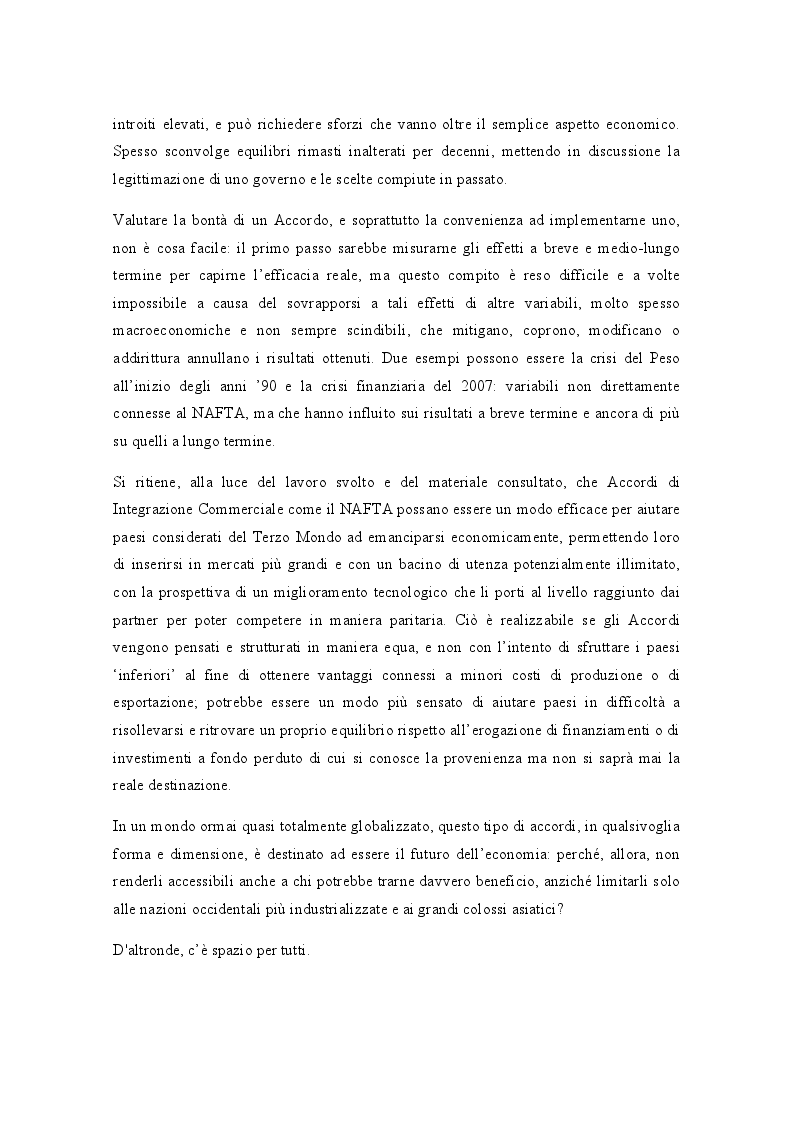 Anteprima della tesi: Gli Accordi di Libero Scambio: uno sguardo d’insieme e focus sul NAFTA, Pagina 6