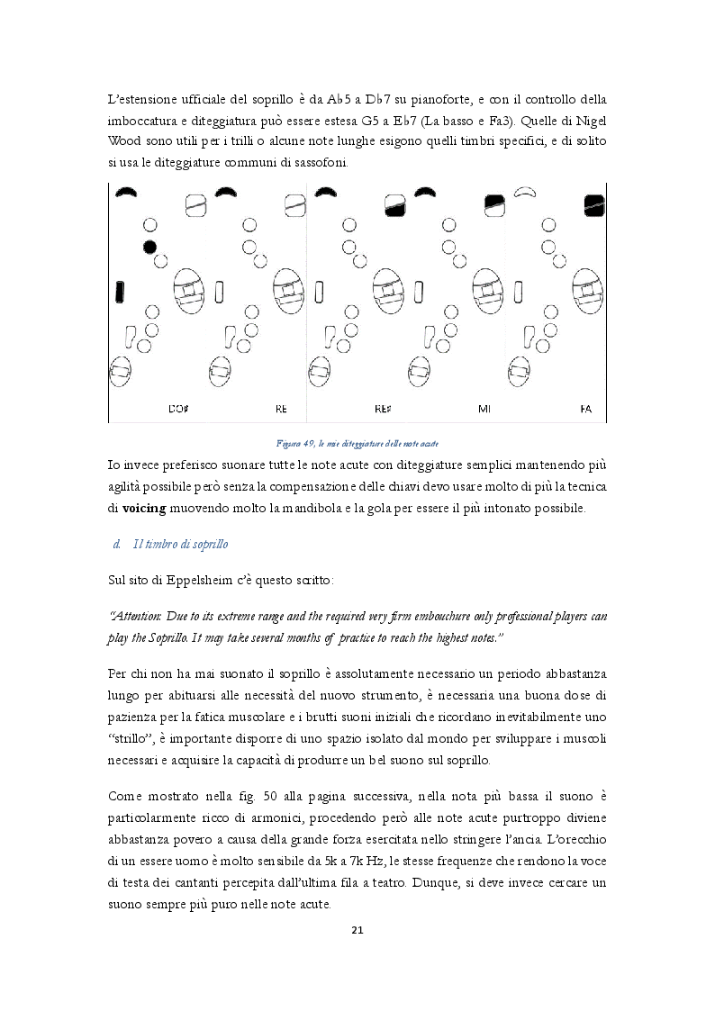 Estratto dalla tesi: Uno studio complessivo del sassofono soprillo
