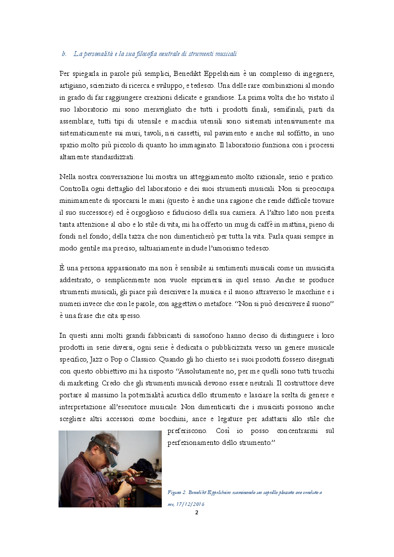 Anteprima della tesi: Uno studio complessivo del sassofono soprillo, Pagina 4