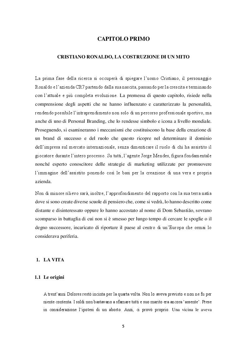 Anteprima della tesi: Mitologie calcistiche e mediatiche di CR7, Pagina 6
