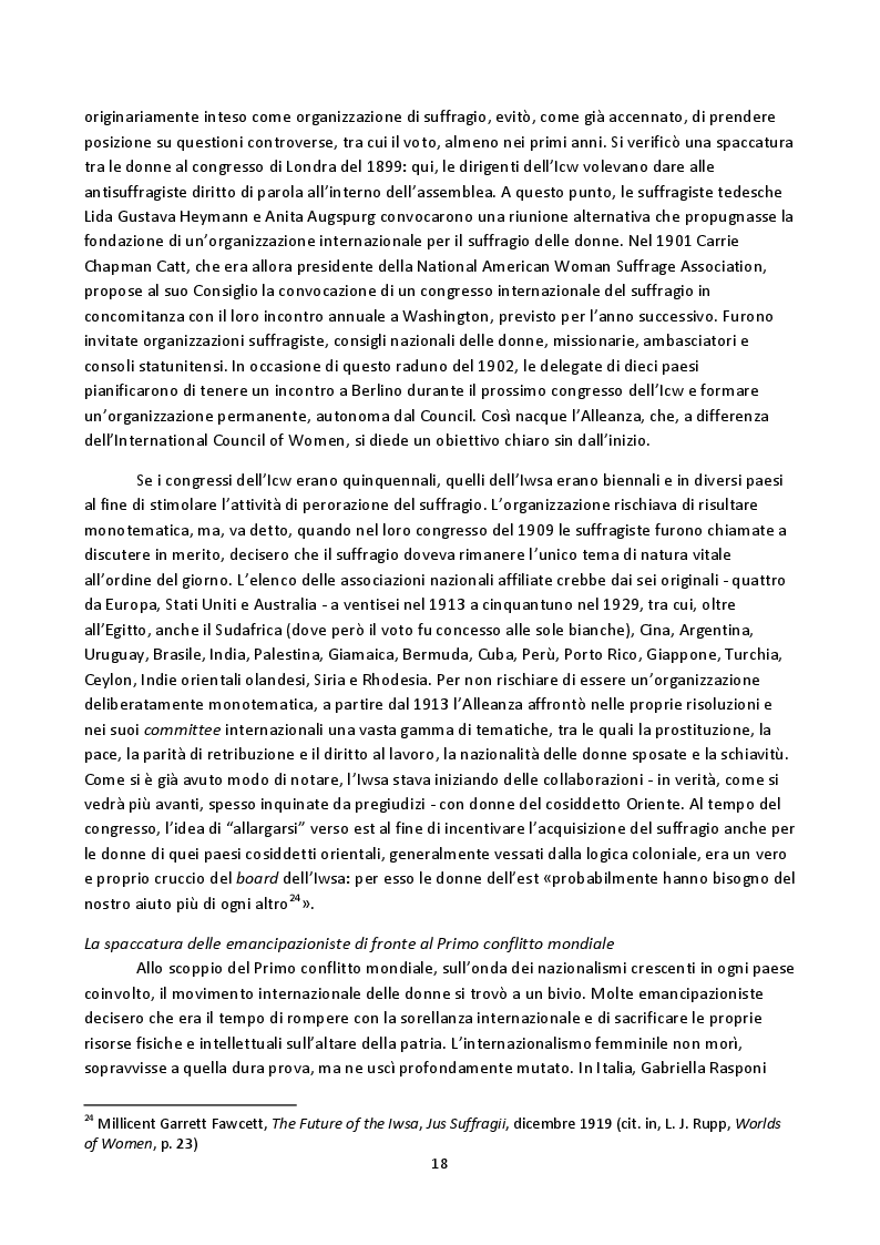 Estratto dalla tesi: Hoda Sharawi e il movimento internazionale delle donne (1919-1947)