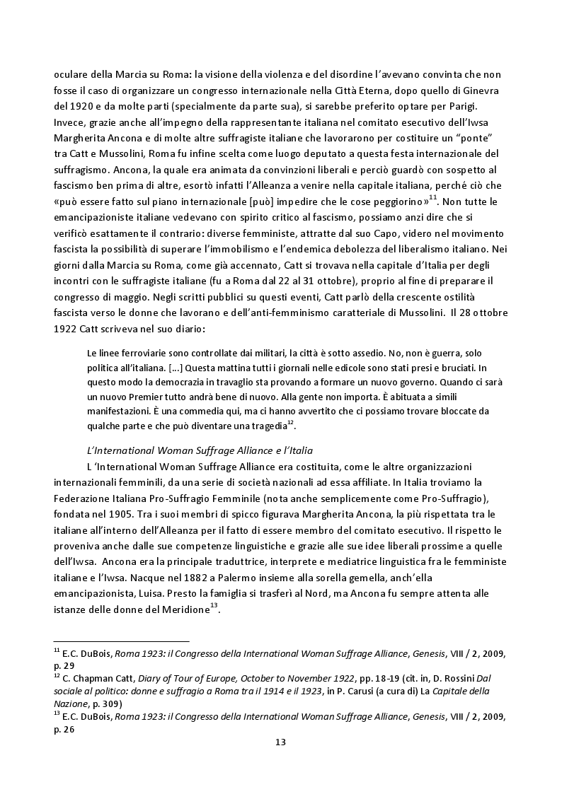 Anteprima della tesi: Hoda Sharawi e il movimento internazionale delle donne (1919-1947), Pagina 10