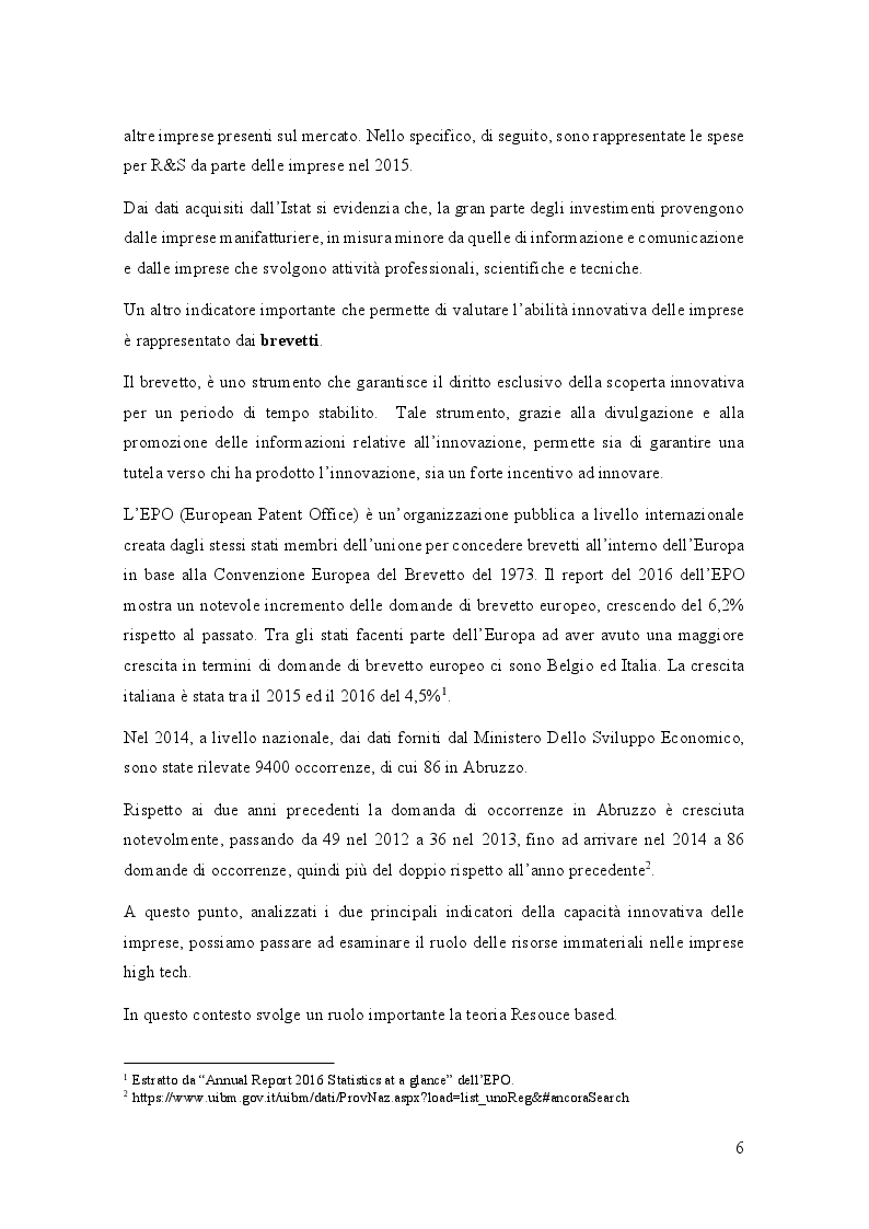 Anteprima della tesi: Analisi di settore del comparto High Tech in Abruzzo, Pagina 7