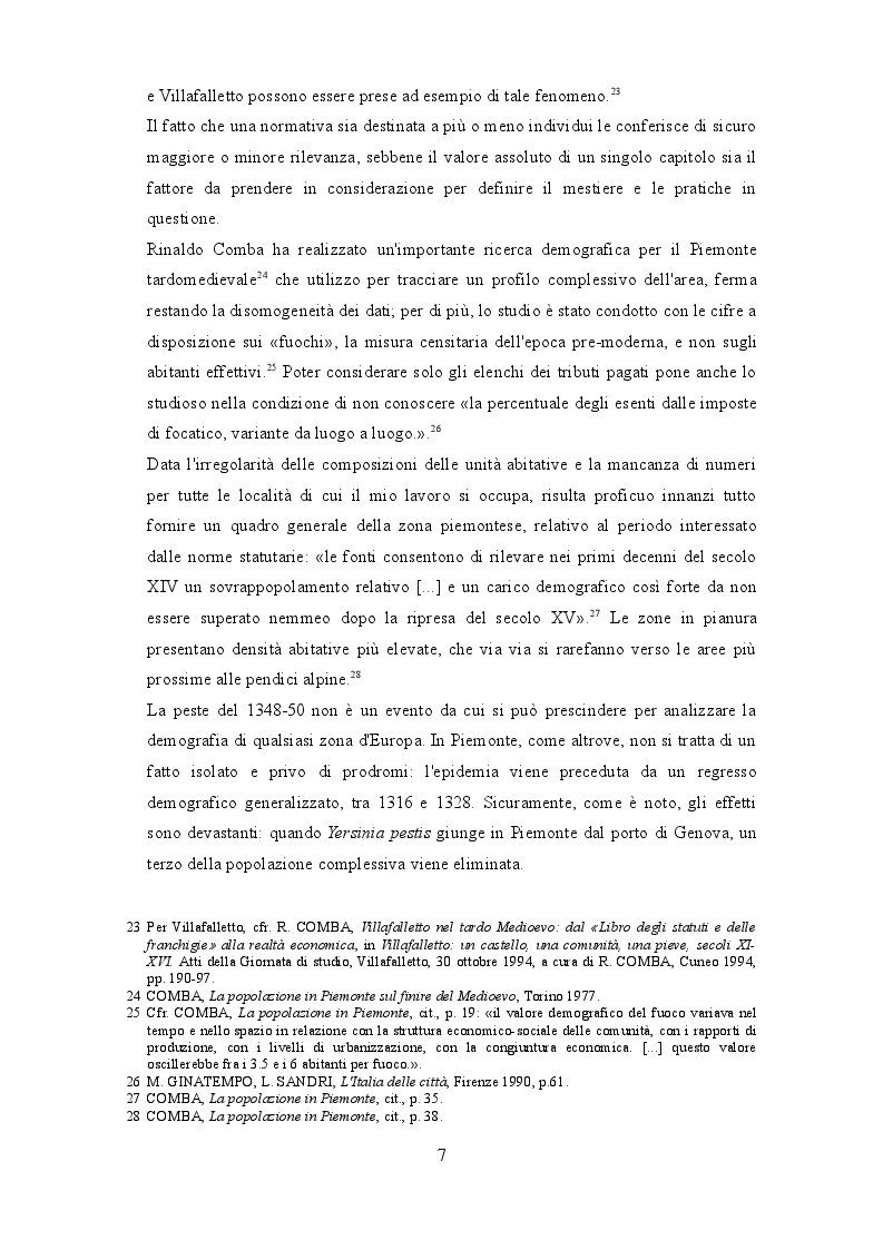 Anteprima della tesi: I beccai dell'area subalpina medievale. Economia, potere lavoro., Pagina 4