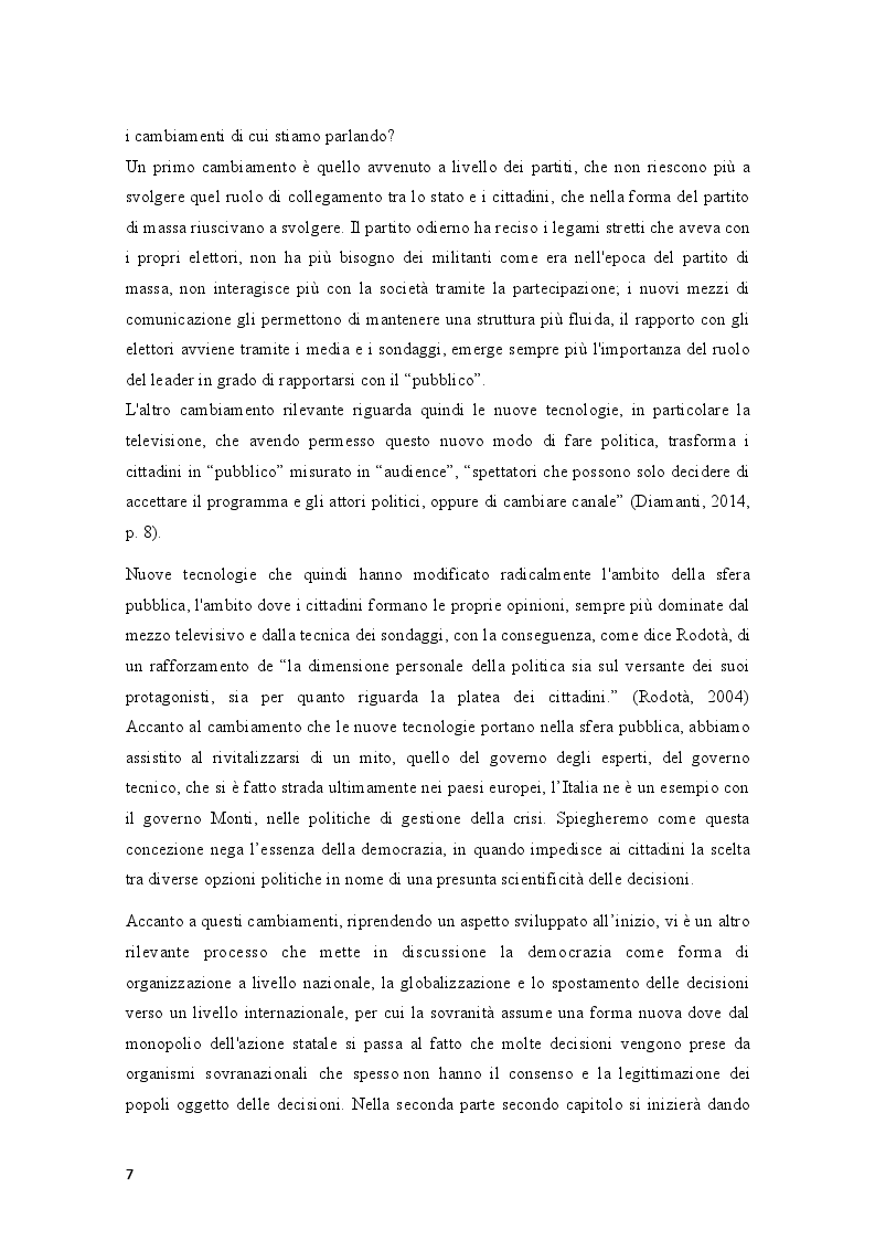 Anteprima della tesi: Movimenti sociali e democrazia nell'epoca della crisi: il caso degli indignados, Pagina 5