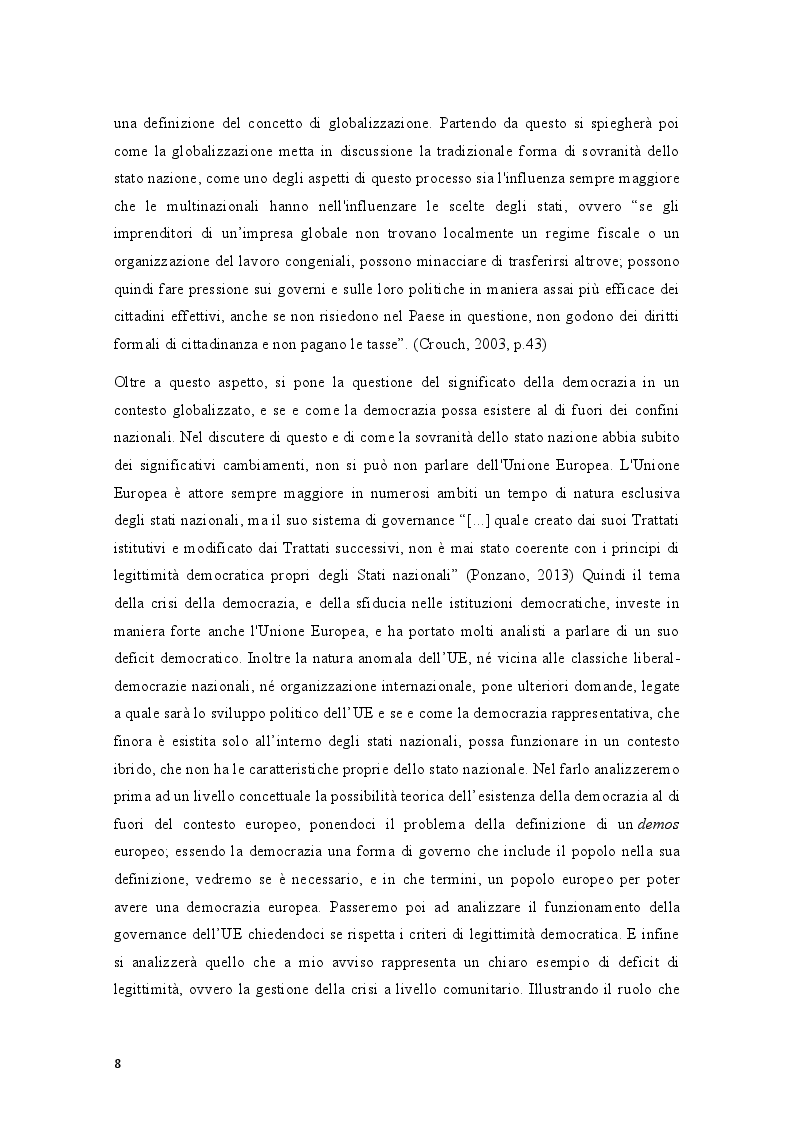 Anteprima della tesi: Movimenti sociali e democrazia nell'epoca della crisi: il caso degli indignados, Pagina 6
