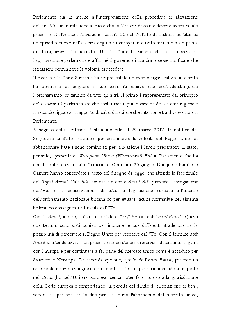 Anteprima della tesi: Brexit: un divorzio difficile, Pagina 5