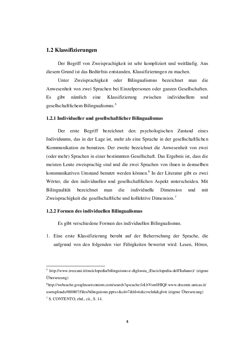 Anteprima della tesi: Die Zweisprachigkeit: Eine Ressource in der frühen Kindheit, Pagina 3