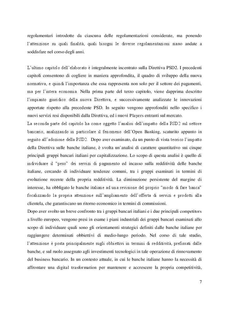 Anteprima della tesi: Open Banking e PSD2: sfide ed opportunità per le banche, Pagina 3