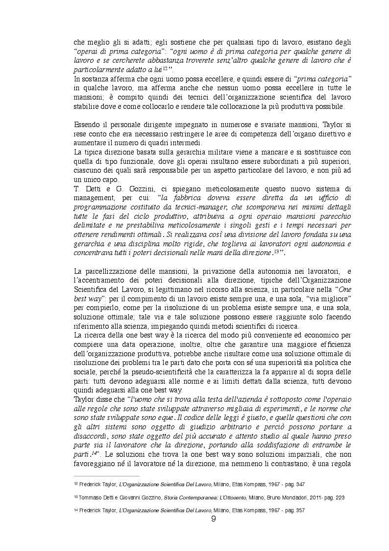 Anteprima della tesi: Dalla Produzione di Massa alla Produzione Flessibile, Pagina 3