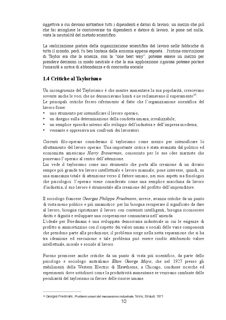 Anteprima della tesi: Dalla Produzione di Massa alla Produzione Flessibile, Pagina 4